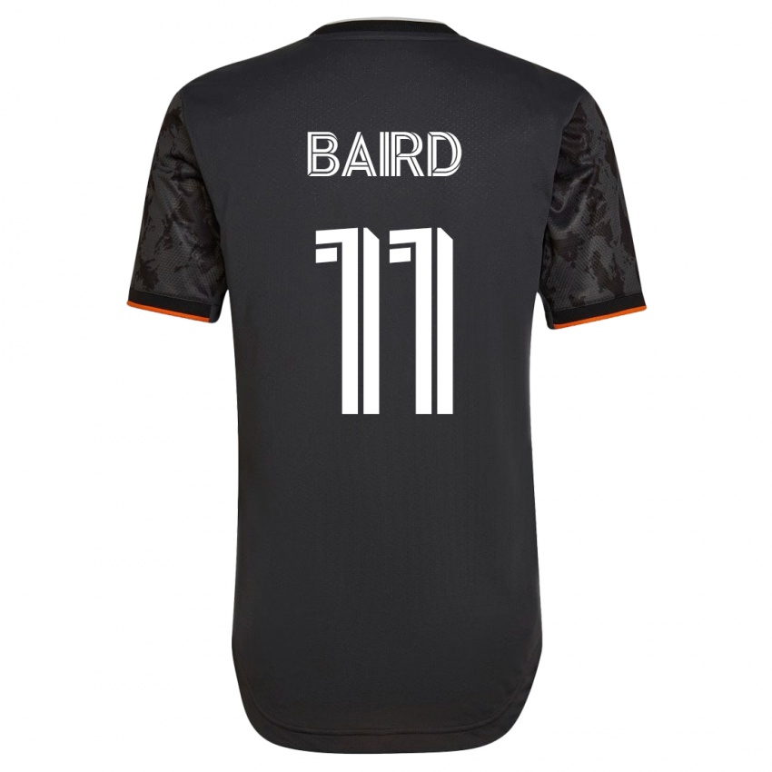 Niño Camiseta Corey Baird #11 Negro 2ª Equipación 2023/24 La Camisa