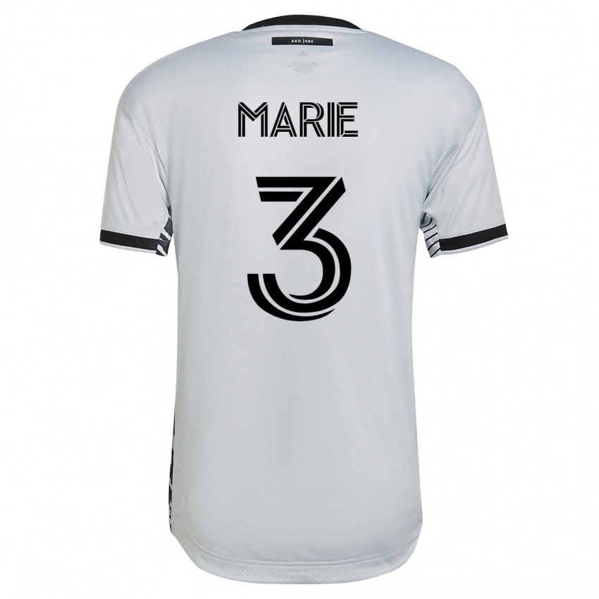 Niño Camiseta Paul Marie #3 Blanco 2ª Equipación 2023/24 La Camisa