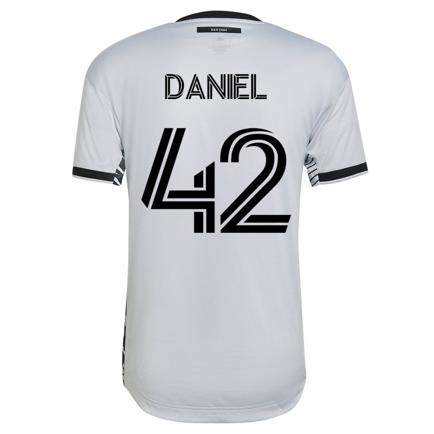Niño Camiseta Daniel #42 Blanco 2ª Equipación 2023/24 La Camisa