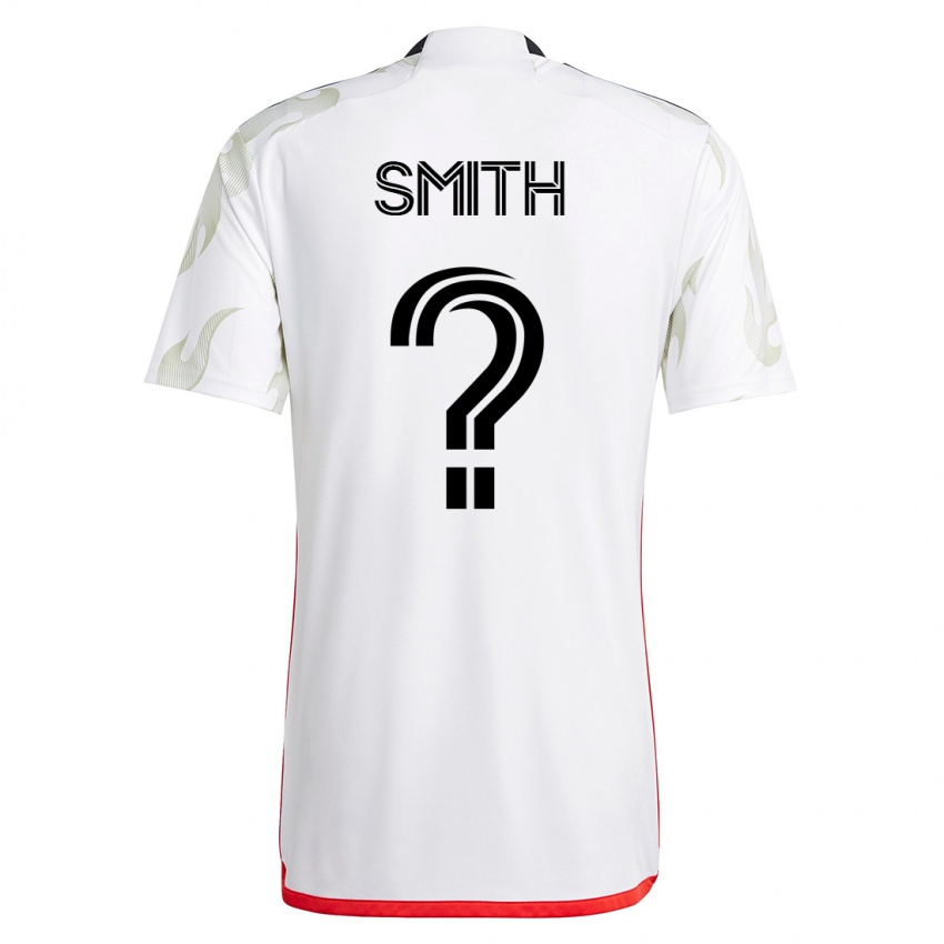 Niño Camiseta Collin Smith #0 Blanco 2ª Equipación 2023/24 La Camisa