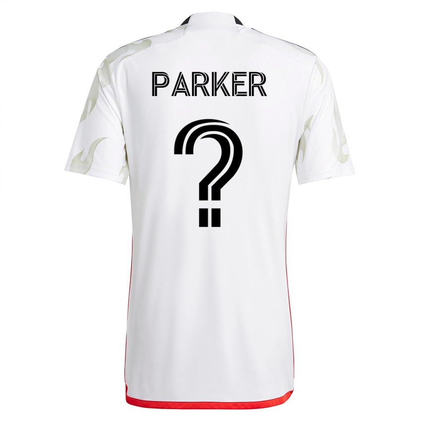 Niño Camiseta Isaiah Parker #0 Blanco 2ª Equipación 2023/24 La Camisa