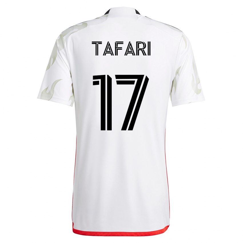 Niño Camiseta Nkosi Tafari #17 Blanco 2ª Equipación 2023/24 La Camisa
