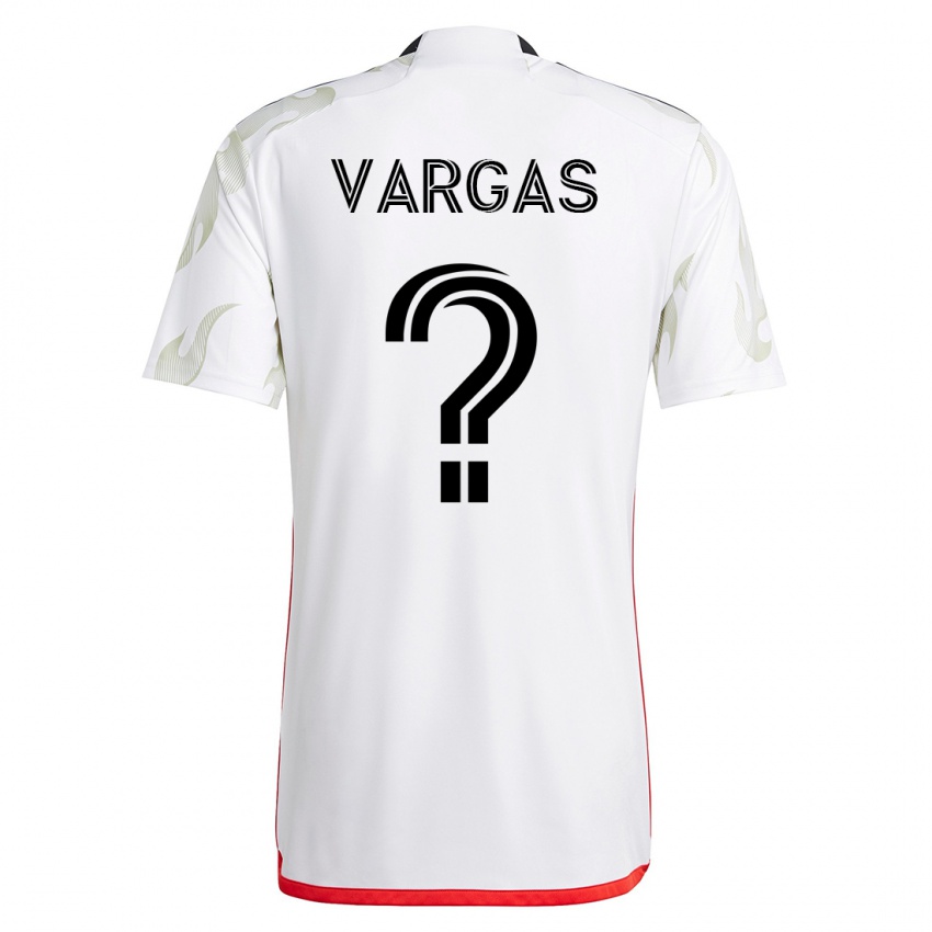 Niño Camiseta Nayrobi Vargas #0 Blanco 2ª Equipación 2023/24 La Camisa