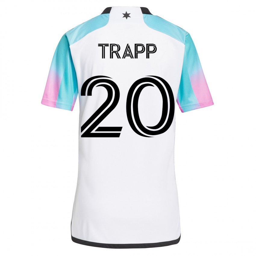 Niño Camiseta Wil Trapp #20 Blanco 2ª Equipación 2023/24 La Camisa