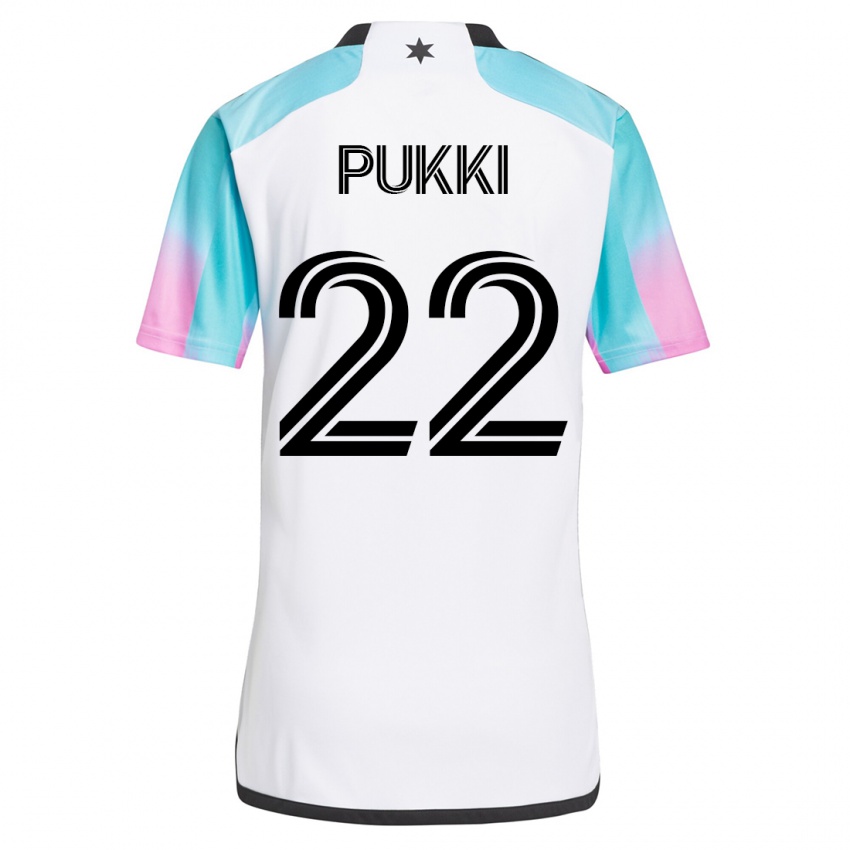 Niño Camiseta Teemu Pukki #22 Blanco 2ª Equipación 2023/24 La Camisa