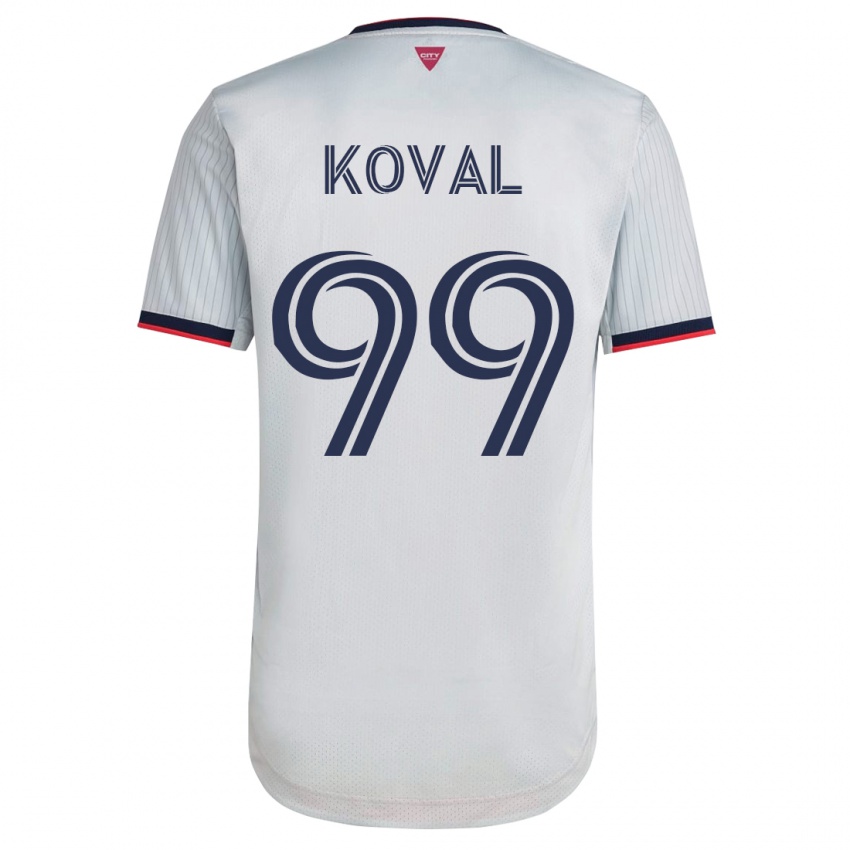 Niño Camiseta Stanislav Koval #99 Blanco 2ª Equipación 2023/24 La Camisa