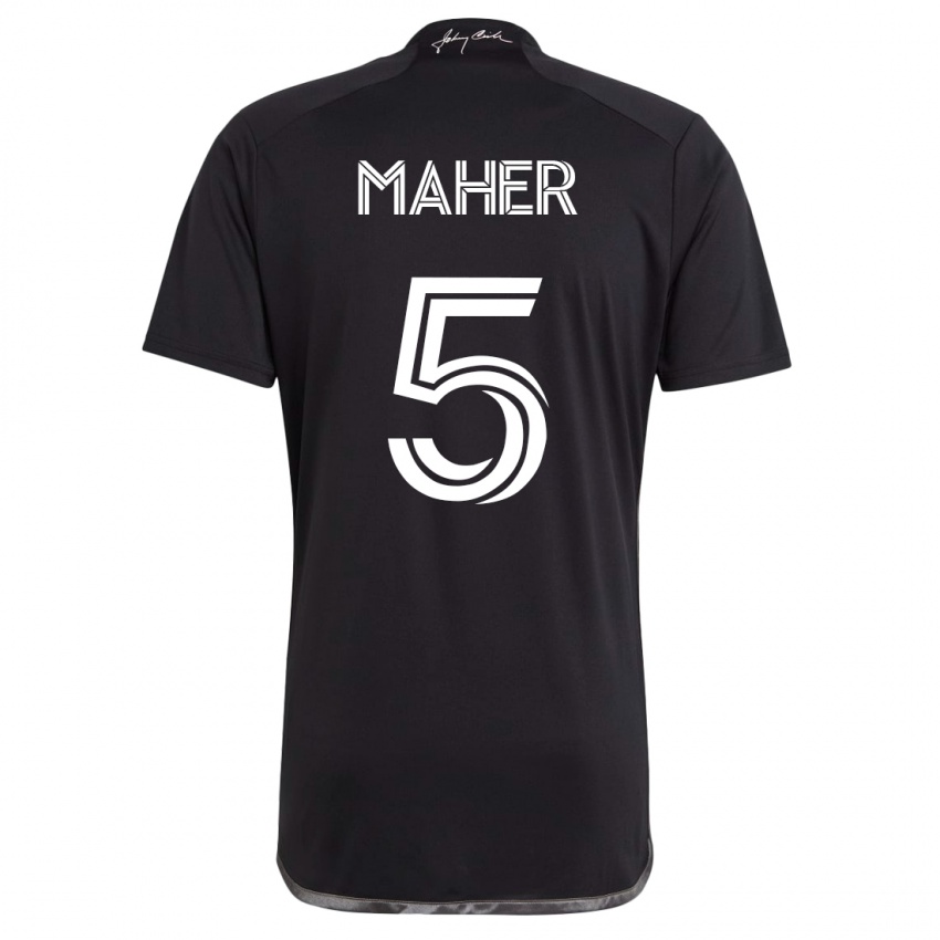 Niño Camiseta Jack Maher #5 Negro 2ª Equipación 2023/24 La Camisa
