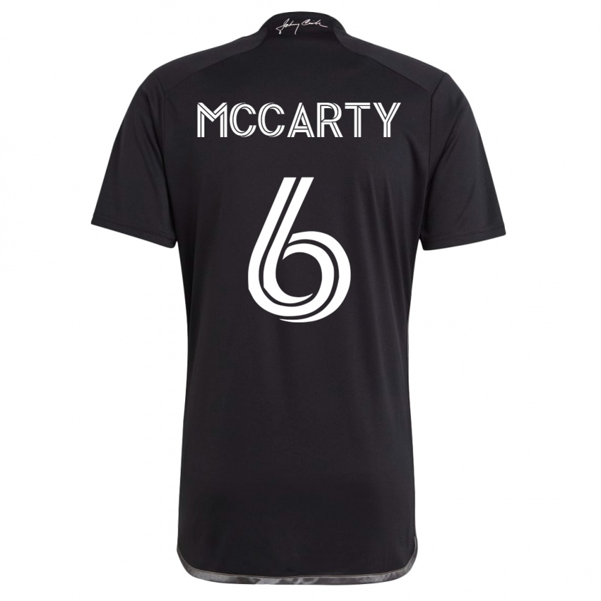 Niño Camiseta Dax Mccarty #6 Negro 2ª Equipación 2023/24 La Camisa