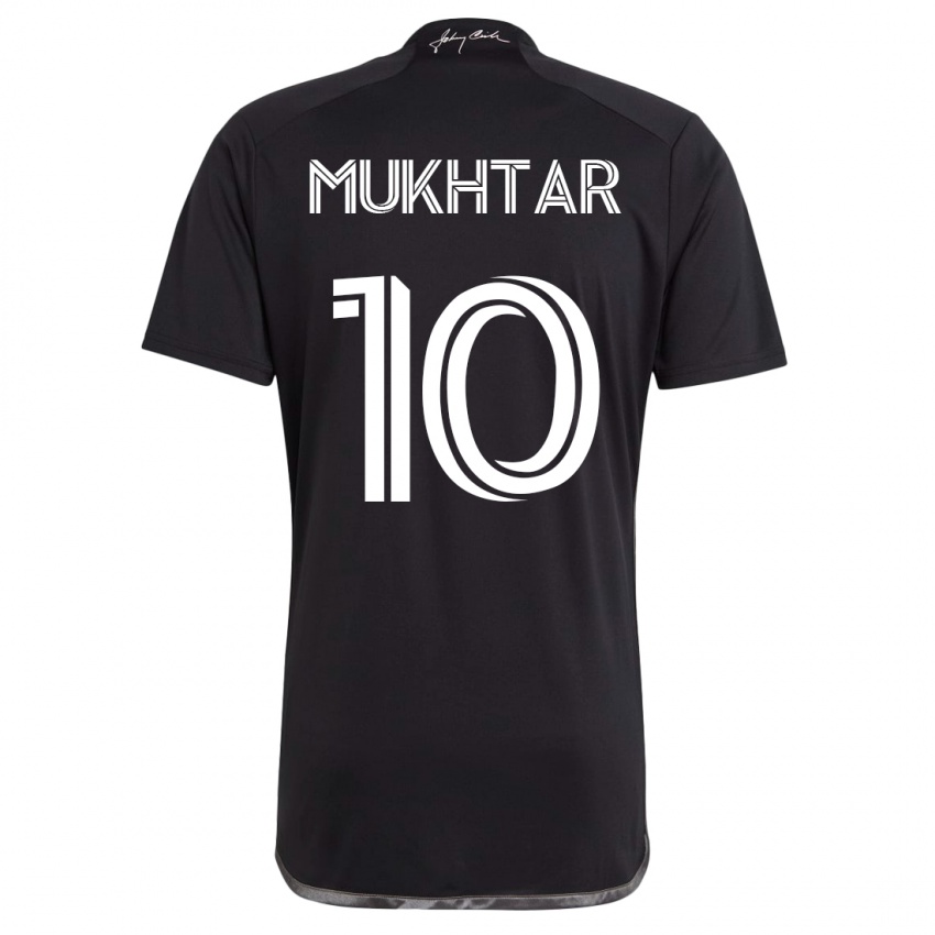 Niño Camiseta Hany Mukhtar #10 Negro 2ª Equipación 2023/24 La Camisa