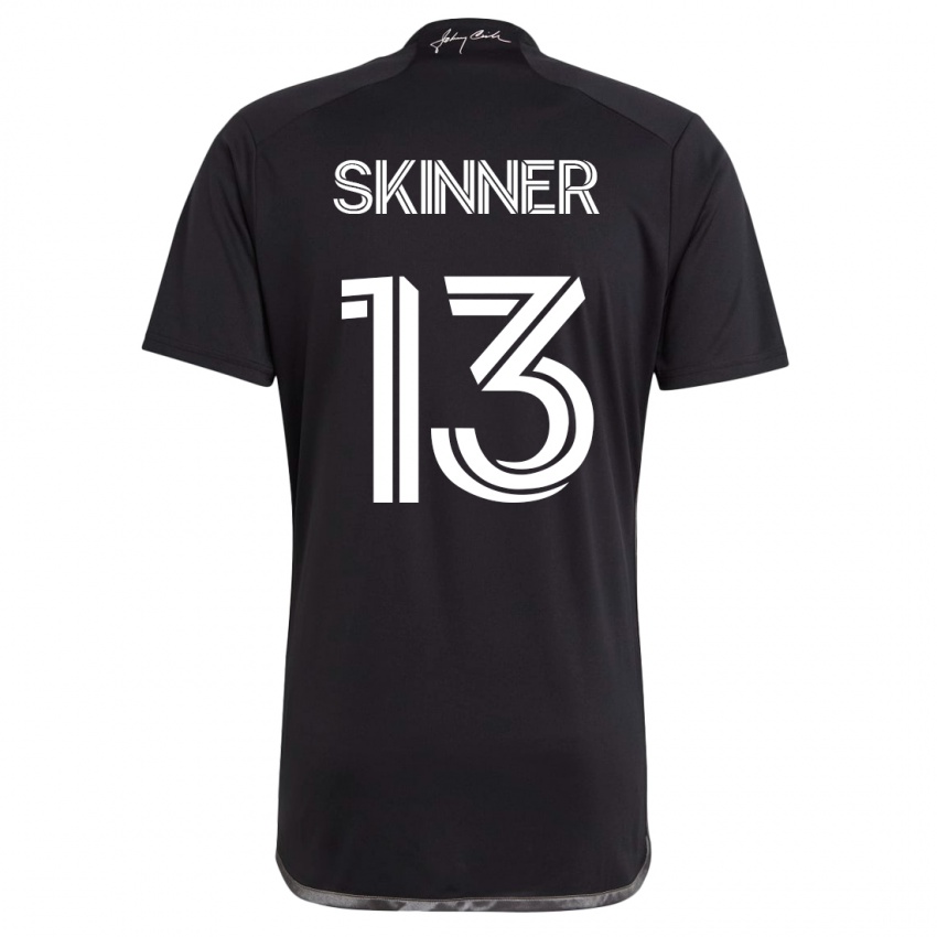 Niño Camiseta Joey Skinner #13 Negro 2ª Equipación 2023/24 La Camisa