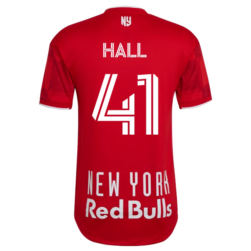 Niño Camiseta Julian Hall #41 Beige-Dorado 2ª Equipación 2023/24 La Camisa