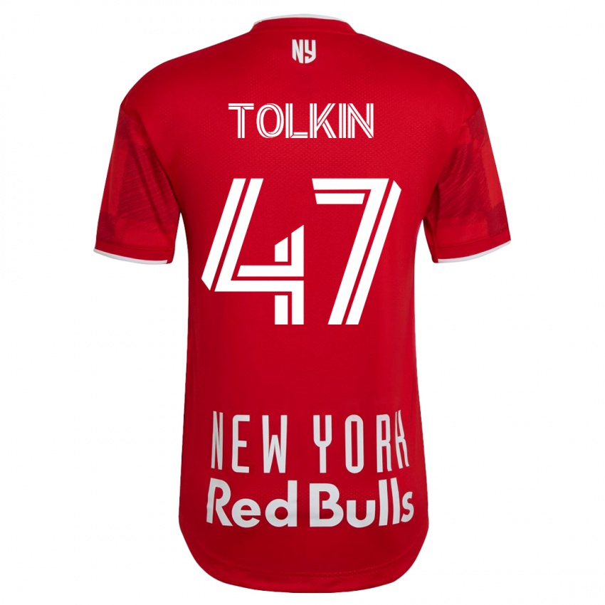 Niño Camiseta John Tolkin #47 Beige-Dorado 2ª Equipación 2023/24 La Camisa