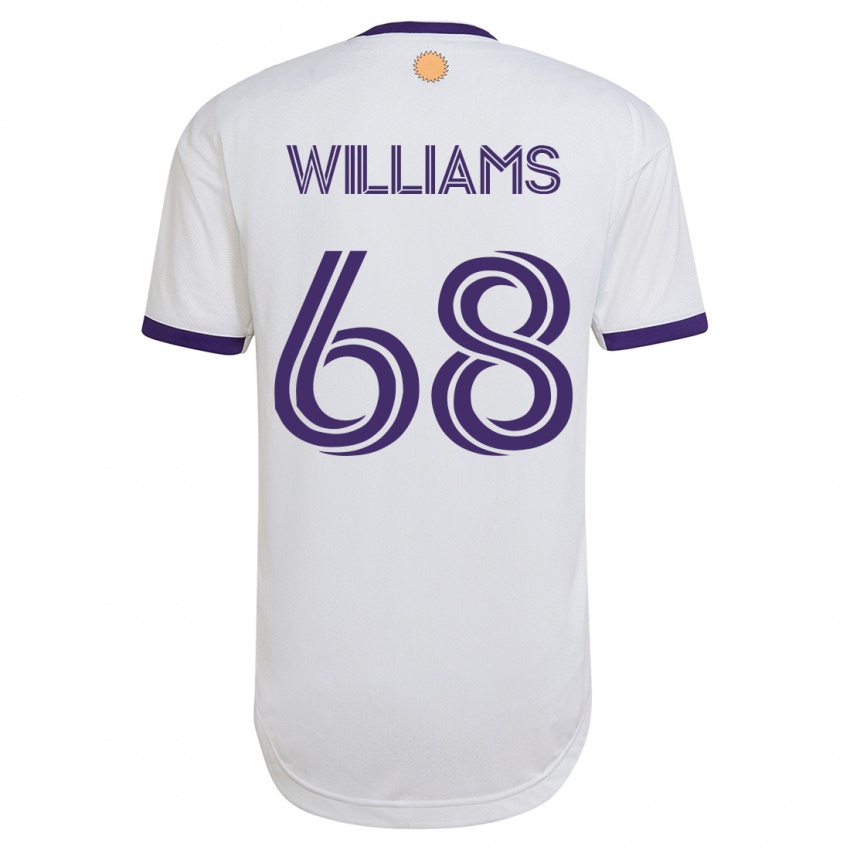 Niño Camiseta Thomas Williams #68 Blanco 2ª Equipación 2023/24 La Camisa