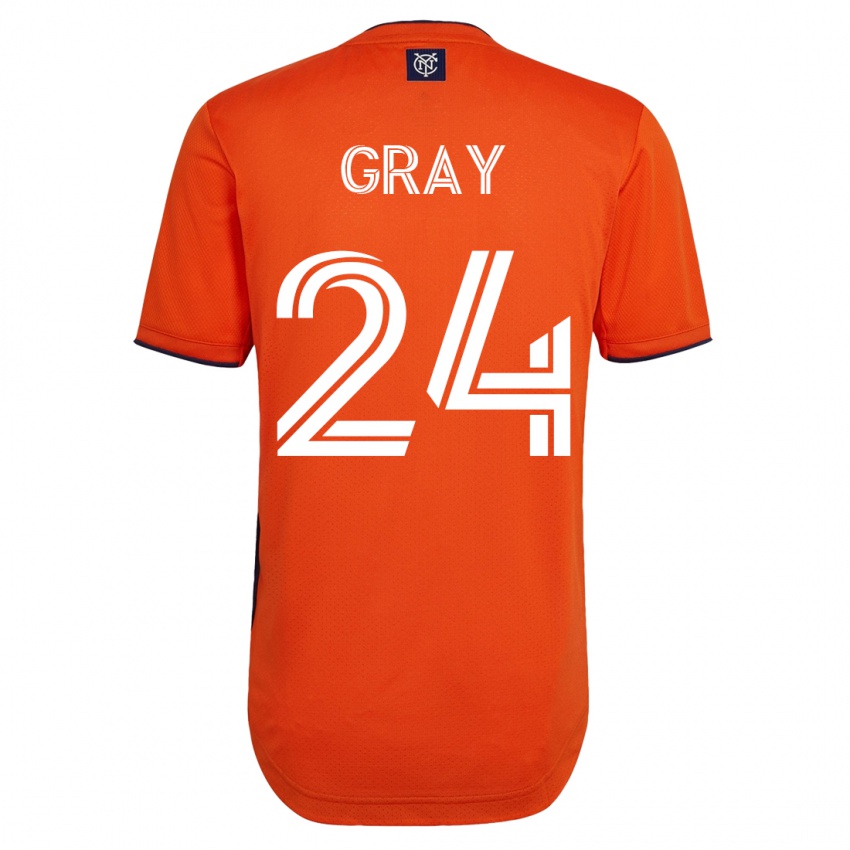 Niño Camiseta Tayvon Gray #24 Negro 2ª Equipación 2023/24 La Camisa