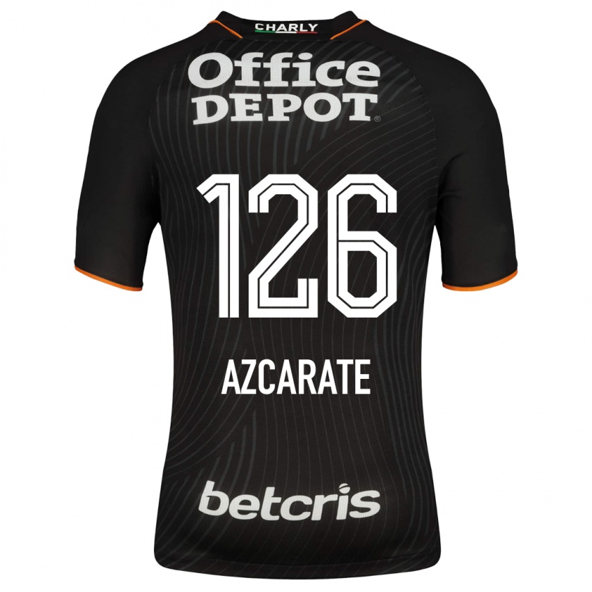 Niño Camiseta Yerar Azcárate #126 Negro 2ª Equipación 2023/24 La Camisa