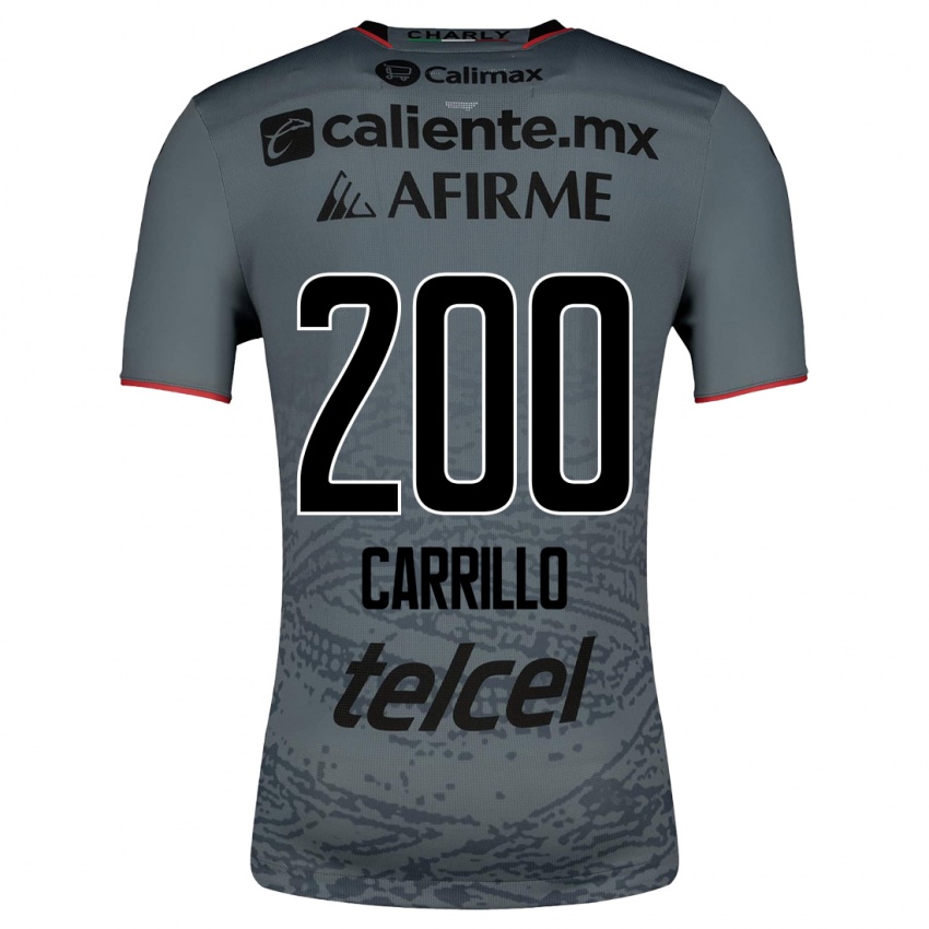 Niño Camiseta Manuel Carrillo #200 Gris 2ª Equipación 2023/24 La Camisa