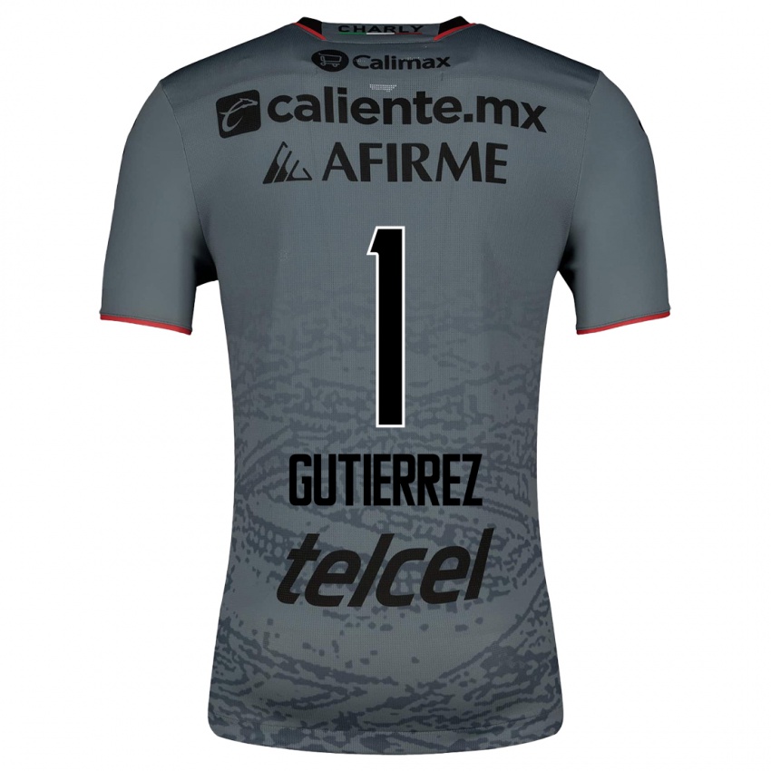Niño Camiseta Alejandra Gutiérrez #1 Gris 2ª Equipación 2023/24 La Camisa