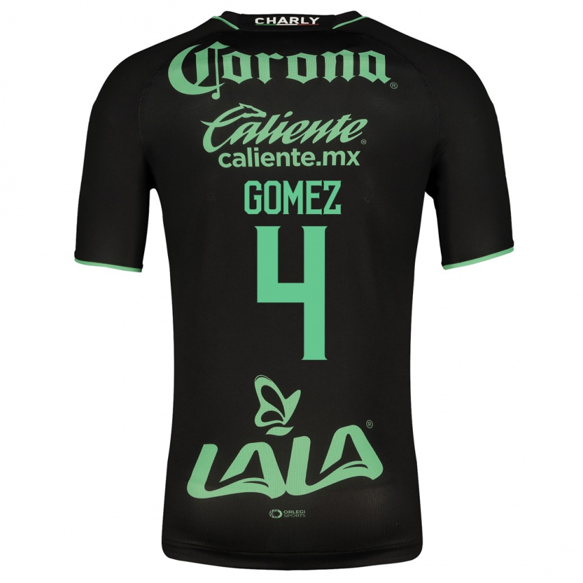 Niño Camiseta Alejandro Gómez #4 Negro 2ª Equipación 2023/24 La Camisa
