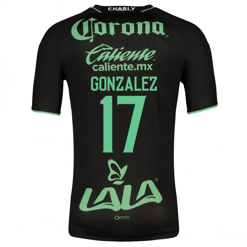 Niño Camiseta Jair González #17 Negro 2ª Equipación 2023/24 La Camisa