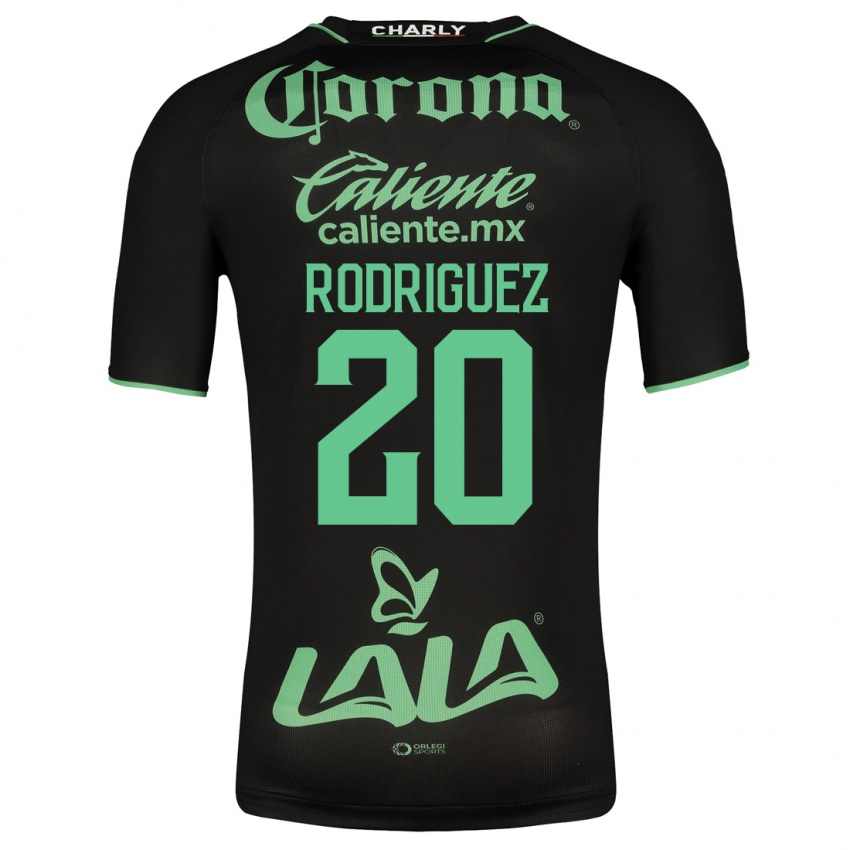 Niño Camiseta Hugo Rodríguez #20 Negro 2ª Equipación 2023/24 La Camisa