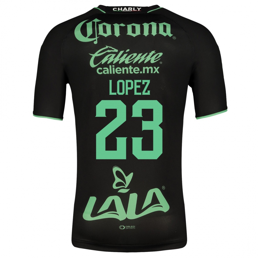 Niño Camiseta Raúl López #23 Negro 2ª Equipación 2023/24 La Camisa