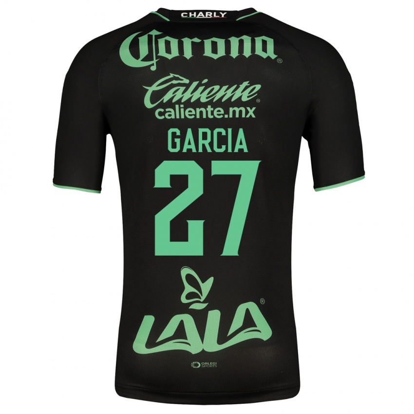 Niño Camiseta Joel García #27 Negro 2ª Equipación 2023/24 La Camisa