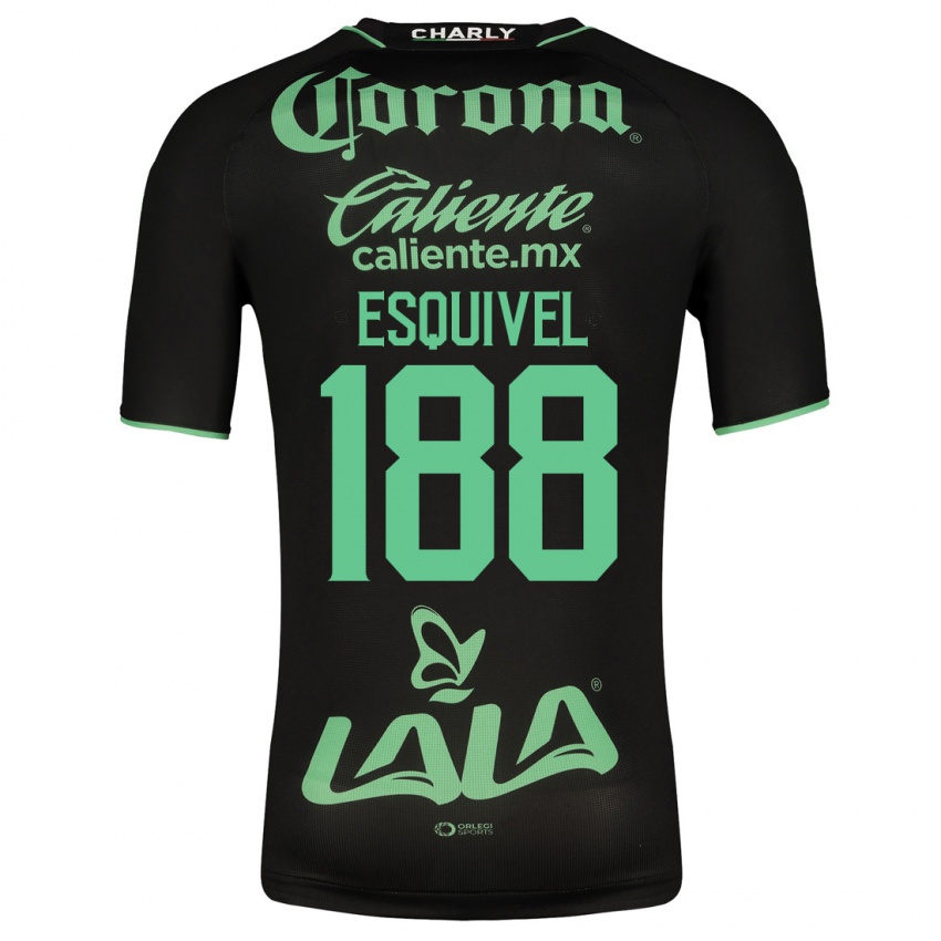Niño Camiseta Bruno Esquivel #188 Negro 2ª Equipación 2023/24 La Camisa