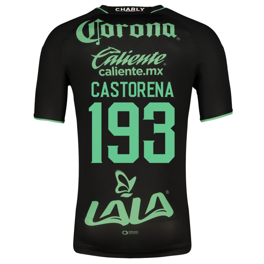 Niño Camiseta Damián Castorena #193 Negro 2ª Equipación 2023/24 La Camisa