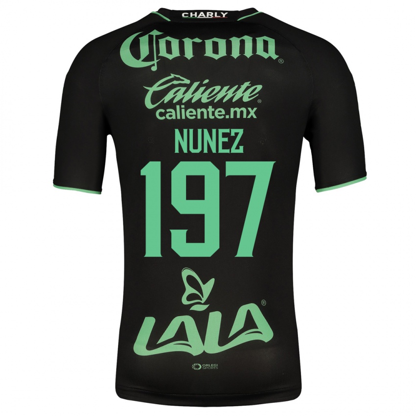 Niño Camiseta Kevin Núñez #197 Negro 2ª Equipación 2023/24 La Camisa