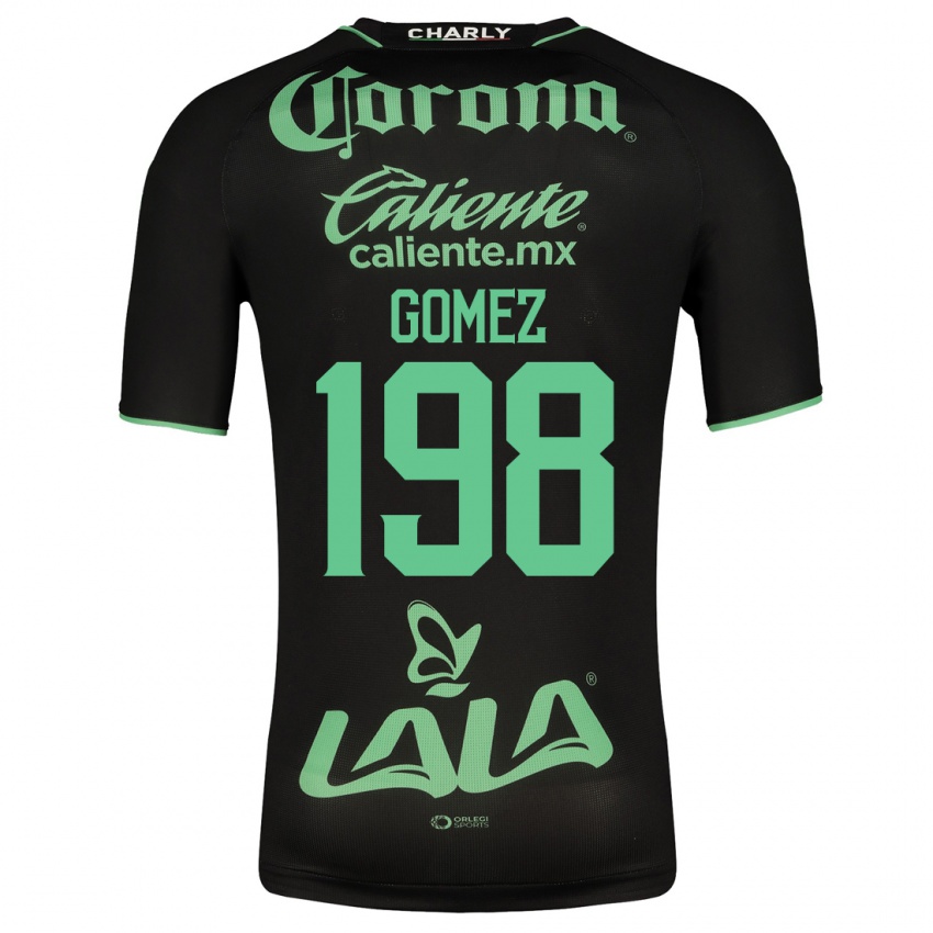 Niño Camiseta Isaác Gómez #198 Negro 2ª Equipación 2023/24 La Camisa