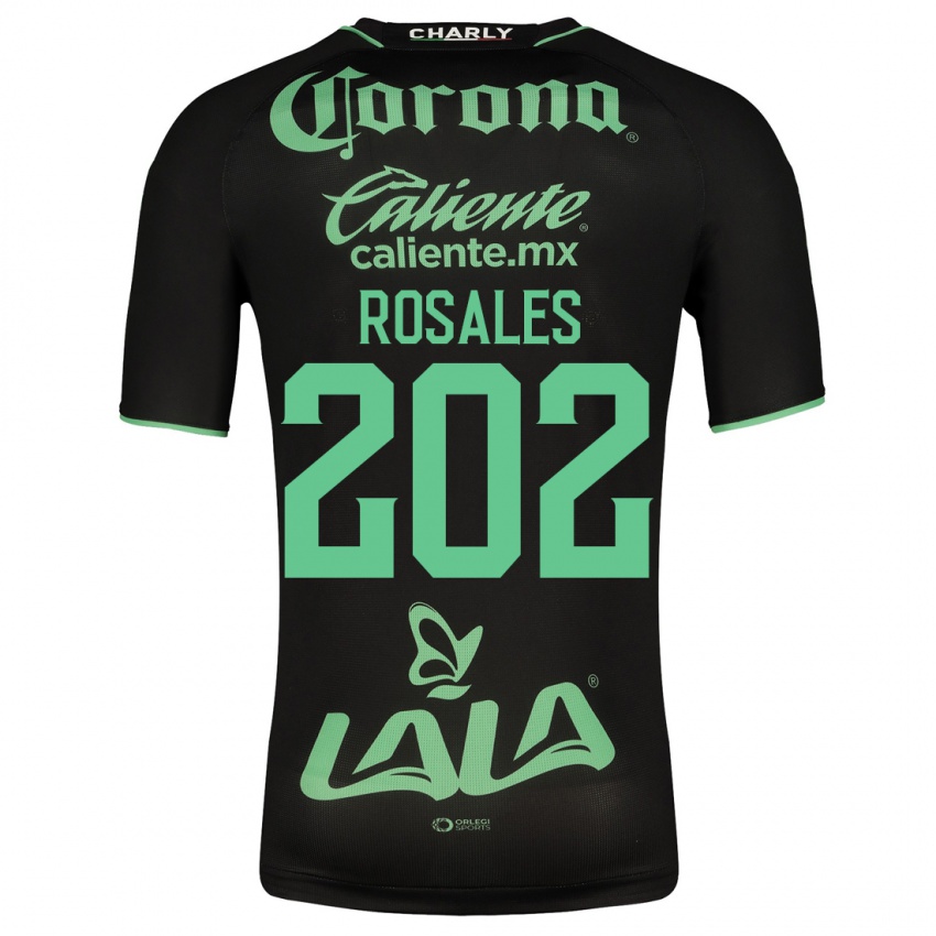 Niño Camiseta Luis Rosales #202 Negro 2ª Equipación 2023/24 La Camisa