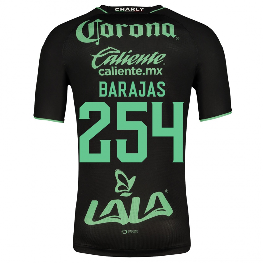 Niño Camiseta Sergio Barajas #254 Negro 2ª Equipación 2023/24 La Camisa