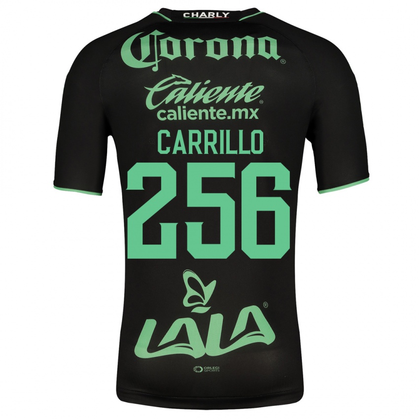 Niño Camiseta Stéphano Carrillo #256 Negro 2ª Equipación 2023/24 La Camisa