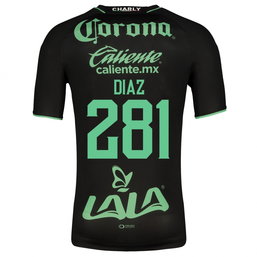Niño Camiseta Didier Díaz #281 Negro 2ª Equipación 2023/24 La Camisa