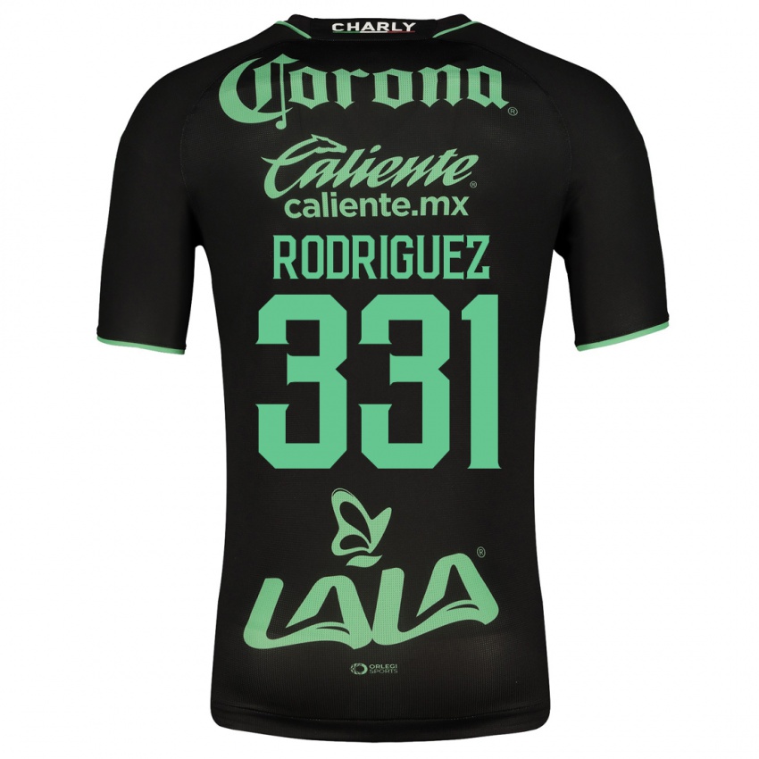 Niño Camiseta Juan Rodríguez #331 Negro 2ª Equipación 2023/24 La Camisa