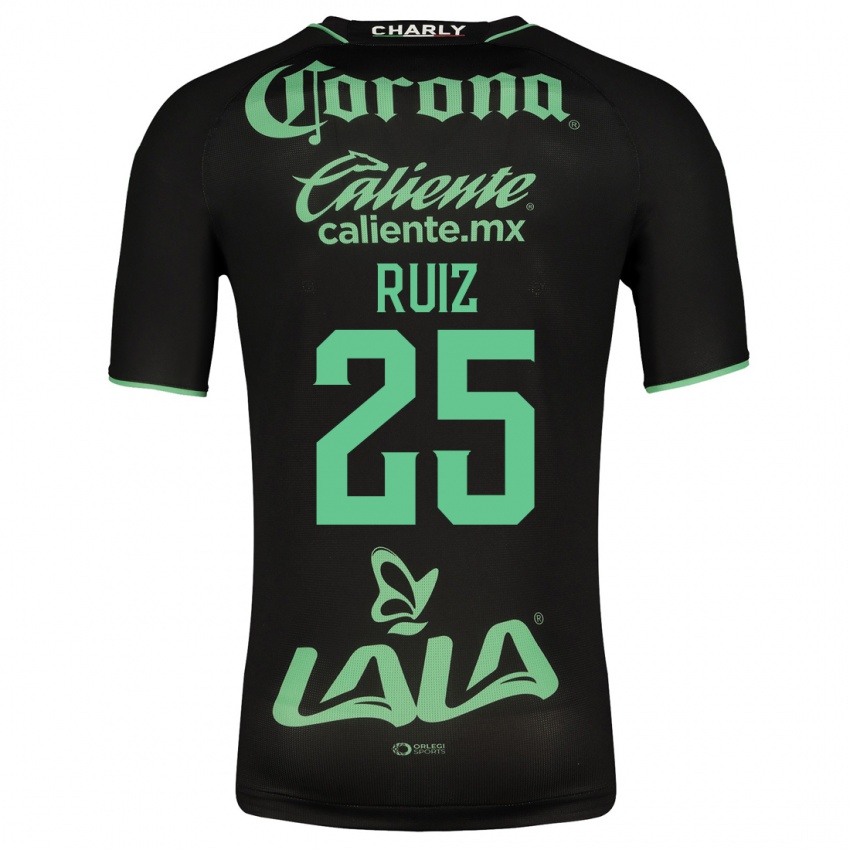 Niño Camiseta Michel Ruíz #25 Negro 2ª Equipación 2023/24 La Camisa