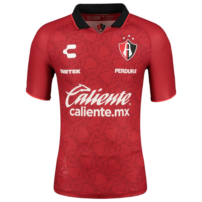 Niño Camiseta Víctor Ríos #185 Rojo 2ª Equipación 2023/24 La Camisa