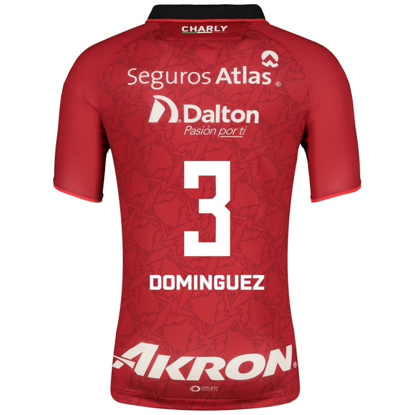 Niño Camiseta Idekel Domínguez #3 Rojo 2ª Equipación 2023/24 La Camisa