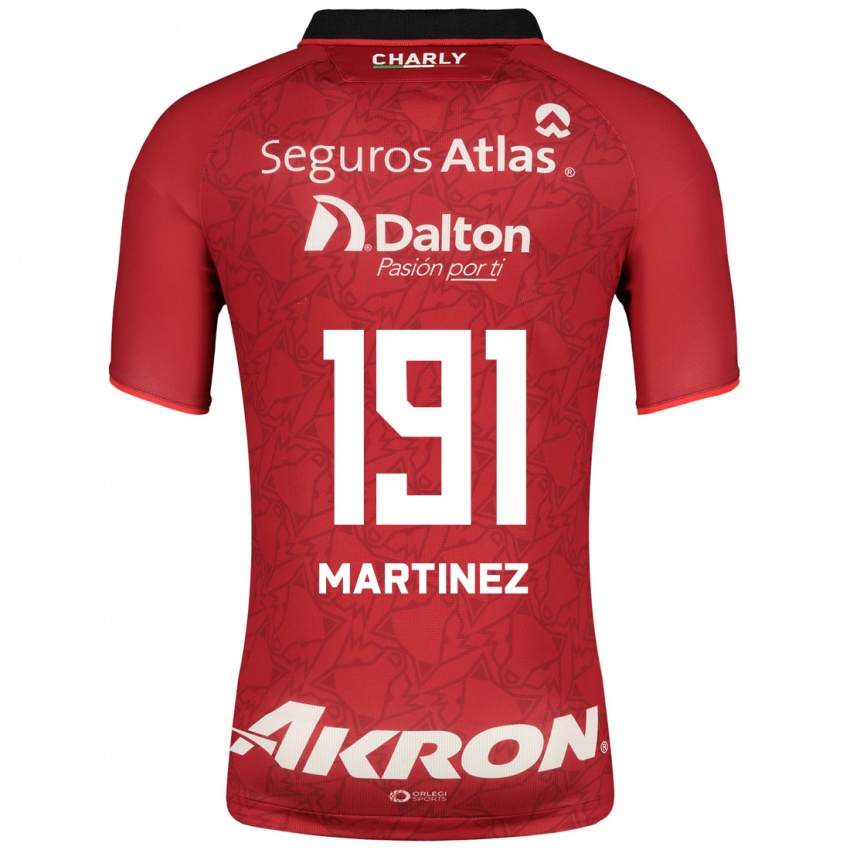 Niño Camiseta Gustavo Martínez #191 Rojo 2ª Equipación 2023/24 La Camisa