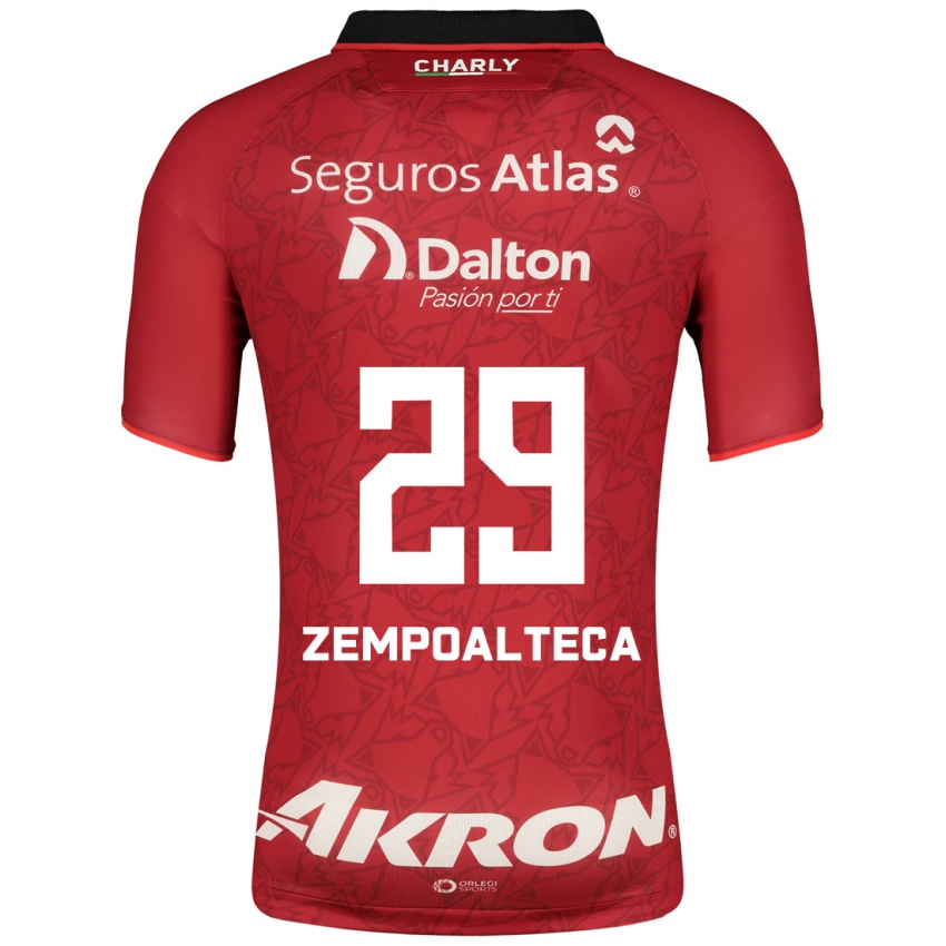 Niño Camiseta Karla Zempoalteca #29 Rojo 2ª Equipación 2023/24 La Camisa