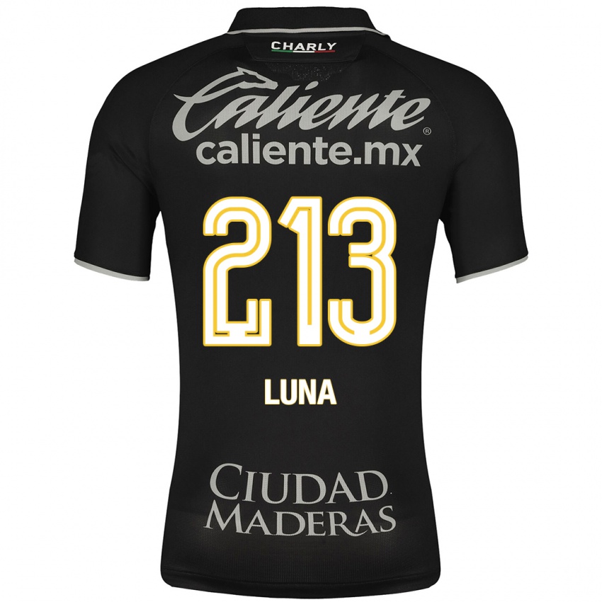 Niño Camiseta Diego Luna #213 Negro 2ª Equipación 2023/24 La Camisa
