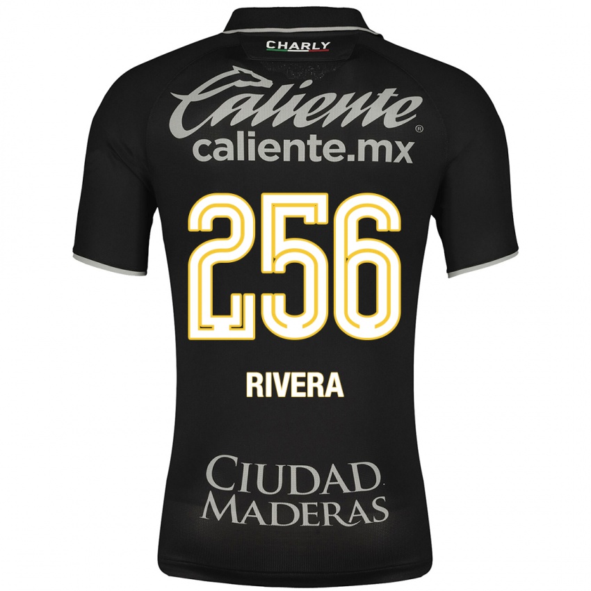 Niño Camiseta Fernando Rivera #256 Negro 2ª Equipación 2023/24 La Camisa