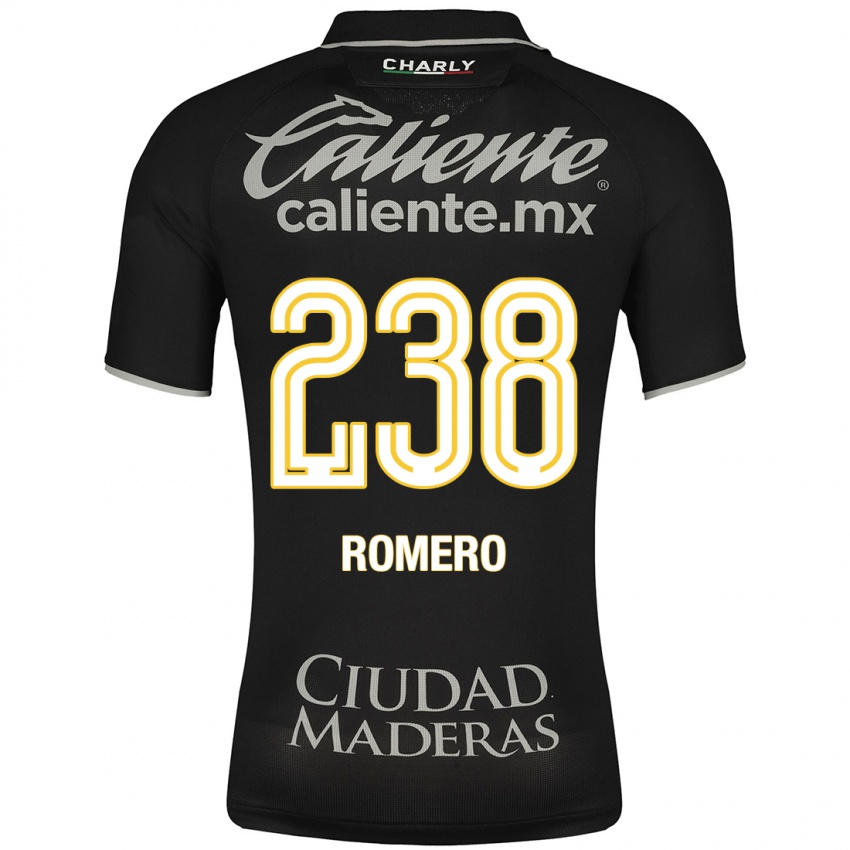 Niño Camiseta Paulo Romero #238 Negro 2ª Equipación 2023/24 La Camisa