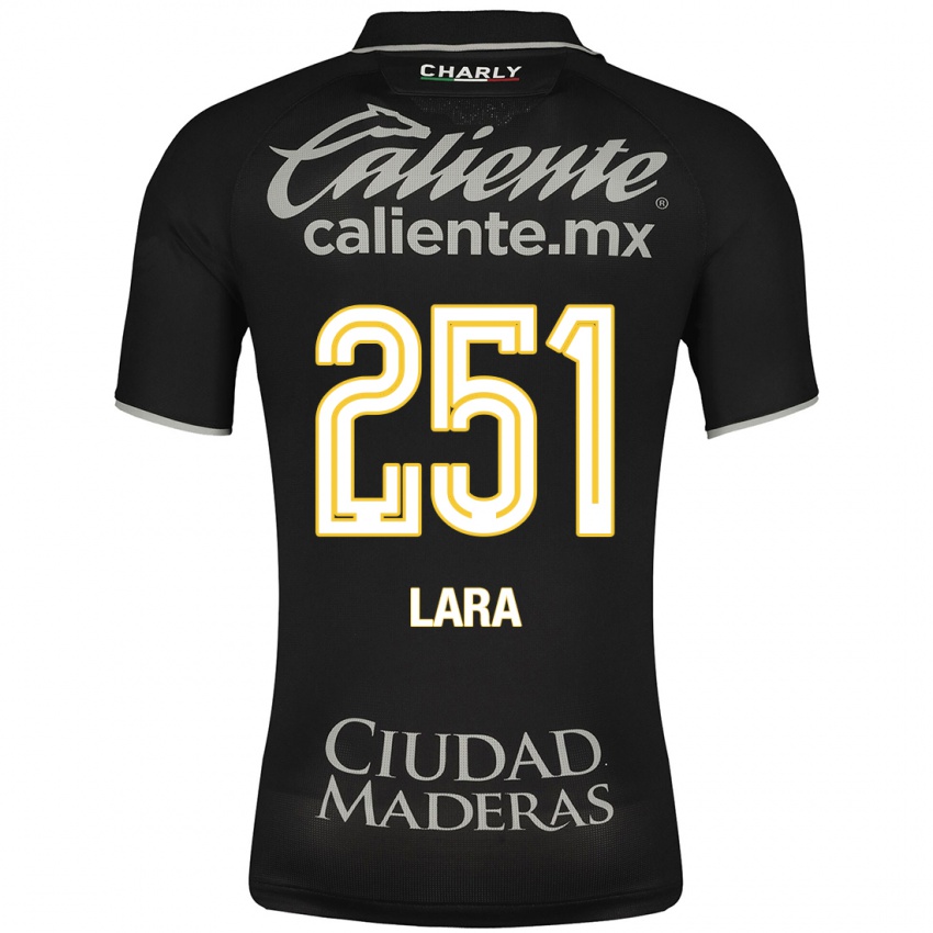 Niño Camiseta Tristán Lara #251 Negro 2ª Equipación 2023/24 La Camisa