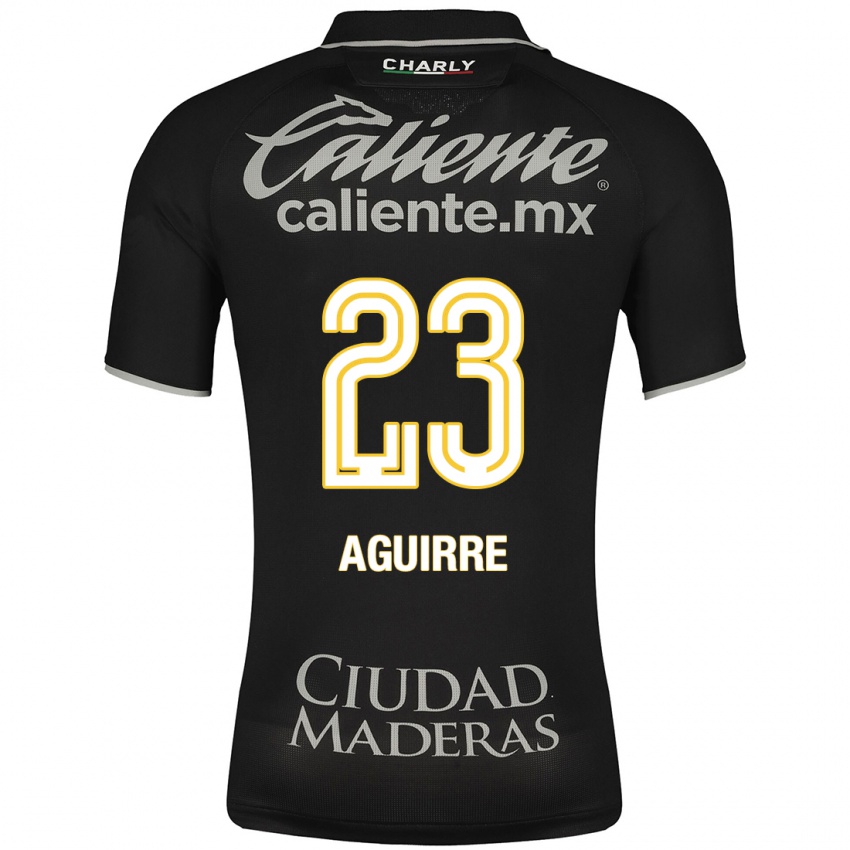 Niño Camiseta Zoe Aguirre #23 Negro 2ª Equipación 2023/24 La Camisa