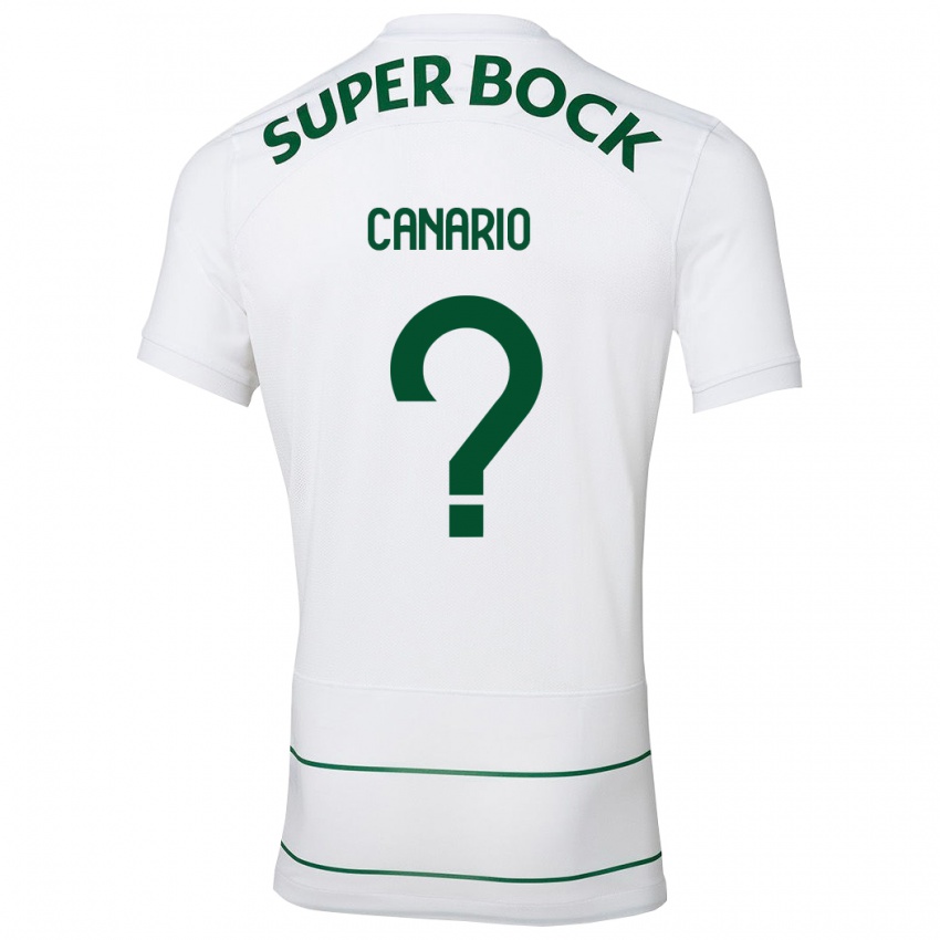 Niño Camiseta Francisco Canário #0 Blanco 2ª Equipación 2023/24 La Camisa