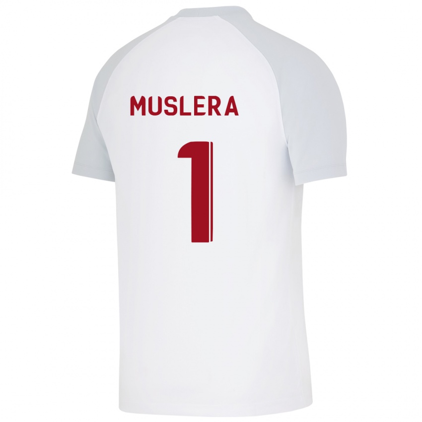 Niño Camiseta Fernando Muslera #1 Blanco 2ª Equipación 2023/24 La Camisa