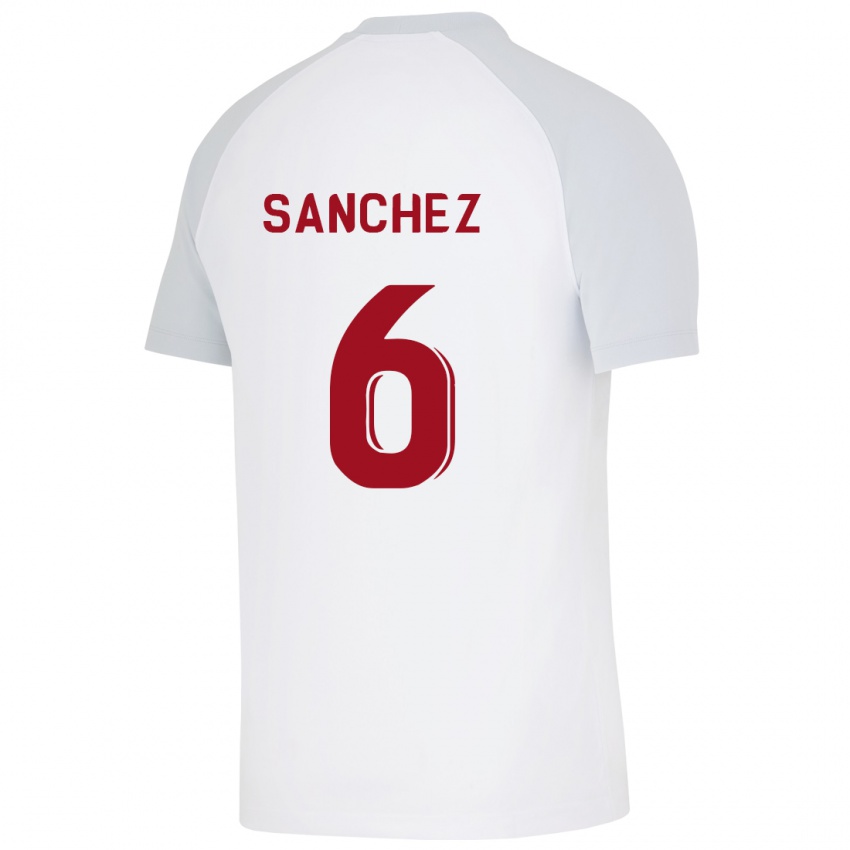 Niño Camiseta Davinson Sánchez #6 Blanco 2ª Equipación 2023/24 La Camisa