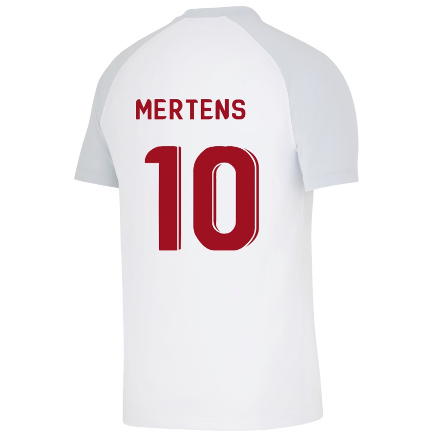 Niño Camiseta Dries Mertens #10 Blanco 2ª Equipación 2023/24 La Camisa