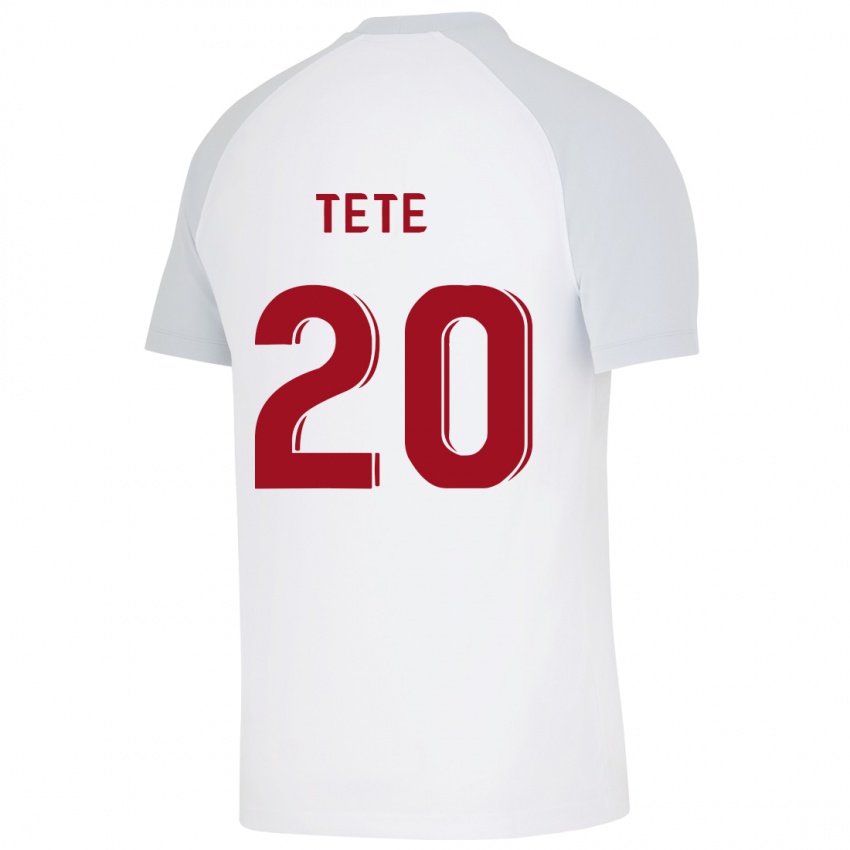 Niño Camiseta Tete #20 Blanco 2ª Equipación 2023/24 La Camisa